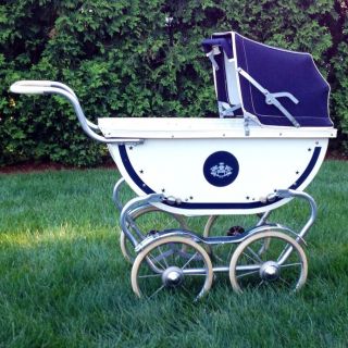 Vintage Pram Doll Baby Stroller Carriage Perambulator Buggy