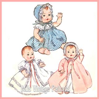 Baby Doll Clothes Vtg Pattern 8 Ginny Ginnette Wendy Ginger Alexander 