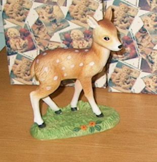 Andrea by Sadek bisque porcelain Fawn Baby Deer