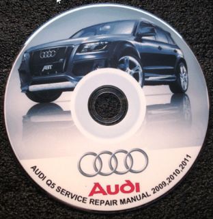 Audi Q5 Maintenance Workshop Repair and Wiring MANUAL2009 2010 2011 