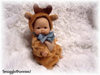 awwww sweet lil baby deer set for your 5 6 berenguer baby doll or 