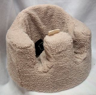 Bumbo Seat Cover Teddy Bear Sherpa Fleece Baby Shower Handmade Gift 
