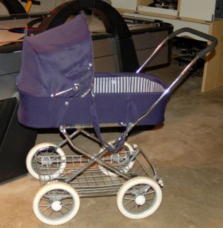 Emmaljunga Swedish stroller/pram, bassinet, vintage, so cute