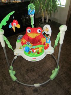   Price Rainforest Jumperoo Exersaucer Bouncer Seat Baby Toy Rain Forest