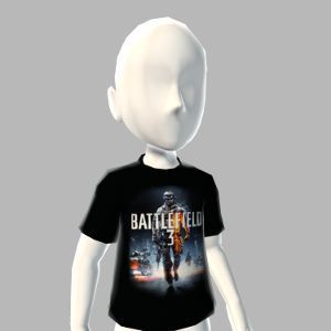 Battlefield 3 Avatar Shirt DLC Code for Xbox 360 Man On Fire