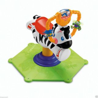 Go Baby Go Bounce Spin Zebra by Fisher Price
