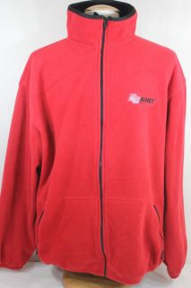 NICE Avnet IP & E Red Fleece Pullover Jacket XL