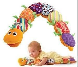 Educational baby baby toys large caterpillar music ring for BB device 