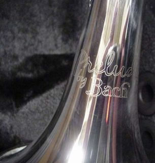 New Bach Silver Plated BB Trumpet w Selmer Trumpet Kit