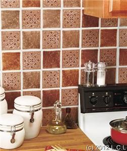   Self Adhesive Kitchen Bath Wall Backsplash Tiles Beautiful Look