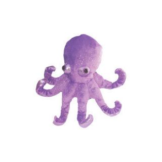Aurora World Plush Sea Sparkles Oliver The Purple Octopus 8 Inch 