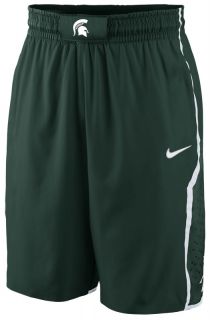 MICHIGAN STATE SPARTANS AUTHENTIC 2012 13 Green Game Shorts M