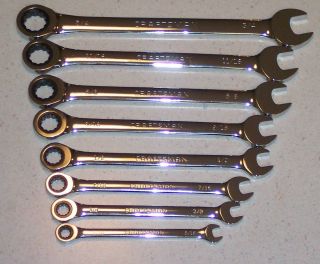   Tools Ratcheting Wrench Set   New   SAE Car Garage Mechanic