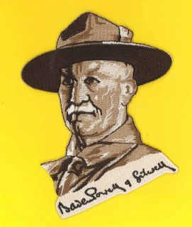   TAIWAN (CHINA) World Scout Founder Lord Baden Powell Signature Patch