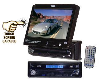   in Dash 7 LCD TV Car Touchscreen Monitor DVD CD  Receiver