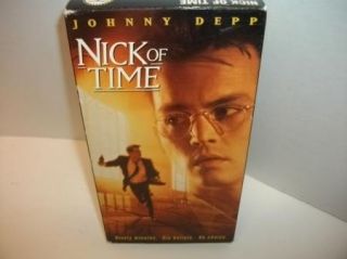 Nick of Time VHS Action Thriller Movie Tape Christopher Walken Johnny 