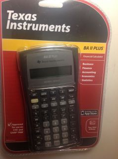   Instruments TI BA II Plus Business FINANCIAL Scientific Calculator NEW