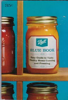 Ball Jars Blue Book Easy Guide to Home Canning Freezing Edition 28 