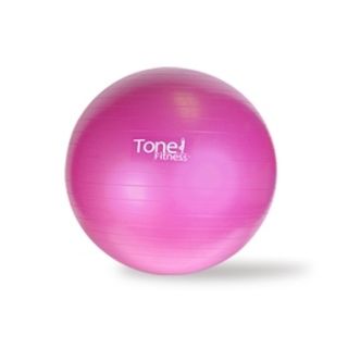 Tone Fitness 55cm Burst Resistance Exercise Ball w DVD