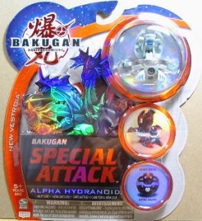 Bakugan Alpha Hydranoid Haos Grey Heavy Metal SEALED RARE