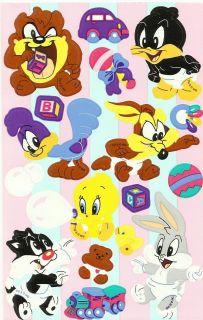 Sandylion Vintage Baby Looney Tunes 3 Maxi Sheets Daffy Tweety Bugs 
