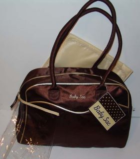 Baby Sac Brown Beige Diaper Bag New with Tag