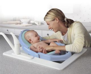 New Safety 1st Space Saver Foldup Infant Baby Bath Tub