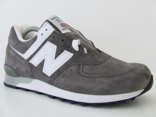 Deadstock Mens New Balance Trainers 576 GRS Grey Suede Sneakers Made 