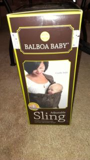 Balboa Baby Sling   Perfect condition   black and white