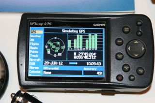 Garmin GPSMAP 496 Aviation GPS Receiver w XM Antenna