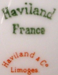 Haviland China Clover Leaf France 17 Oval Meat Platter