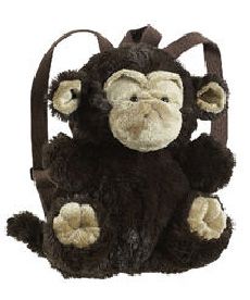 my pillow pet authentic silly monkey backpack