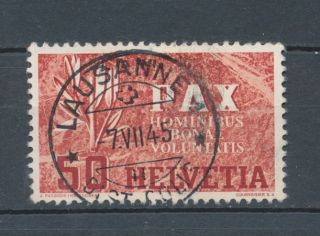 No 28274   SWITZERLAND (1945)   50 C PAX STAMP   USED