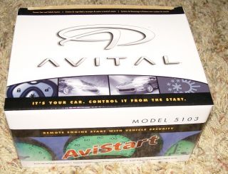 Avital 2 Remote Start Car Alarm Auto Start Model 5103