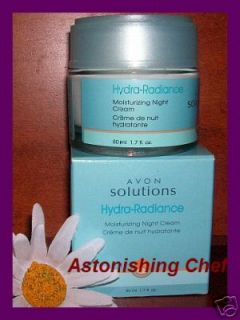 avon solutions hydra radiance moisturizing night cream a moisturizing 