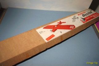  features an original Balsa Wood model of the Buster Stunt Plane 