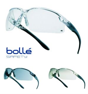 Bolle Axis Safety Cycling Glasses Sunglasses Clear Smoke Contrast Lens 