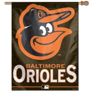 Baltimore Orioles MLB Primary Logo Vertical Flag 27x37 Banner