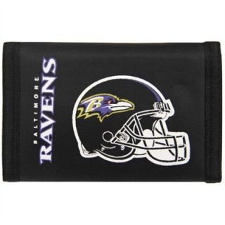 Baltimore Ravens Team Logo Velcro Nylon Trifold Wallet NFL