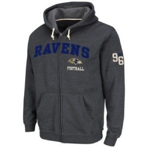   Overtime Victory II Full Zip Hoodie with Lining Baltimore Ravens XL