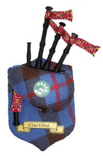 Great Gift Scotland Tartan Musical Clan Magnet Bagpipes Elliot