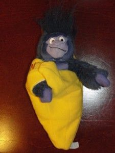   Applause Plush Gorilla Disney Stuffed Animal Toy Banana 8 Tall