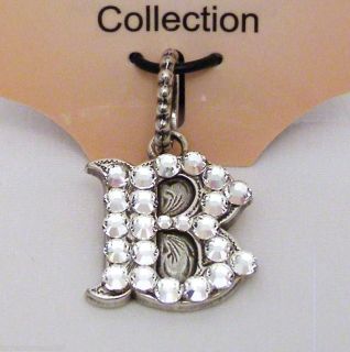 Western Charms Add A Charm Initials Letter B Silver