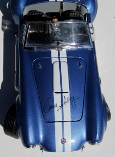 Carroll Shelby Signed 1 18 Signature Road 1964 Shelby Cobra 427s C Le 