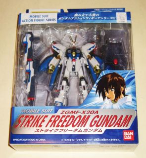2005 Bandai MSIA ZGMF X20A Strike Freedom Gundam Seed Destiny Action 