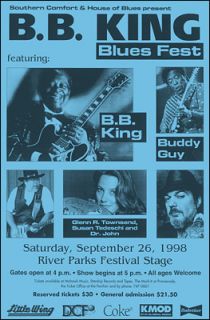 King Buddy Guy 1998 Original Concert Poster