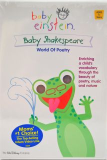 NEW Baby Einstein   Baby Shakespeare   World of Poetry CHILD 