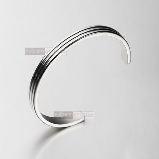   BIDDING ON A TOP QUALITY 316 STAINLESS STEEL MENS BANGLE BRACELET