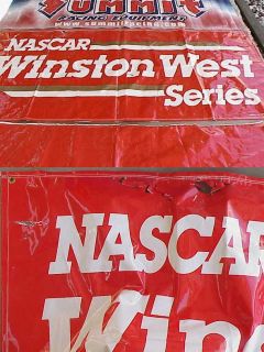 vinyl banners from NASCAR racing events held at the Las Vegas Motor 