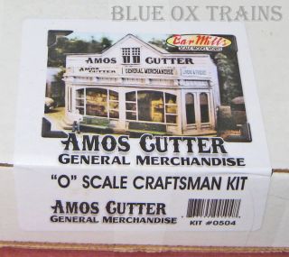 Bar Mills 504 O Scale Amos Cutter General Merchandise Laser Cut Kit 